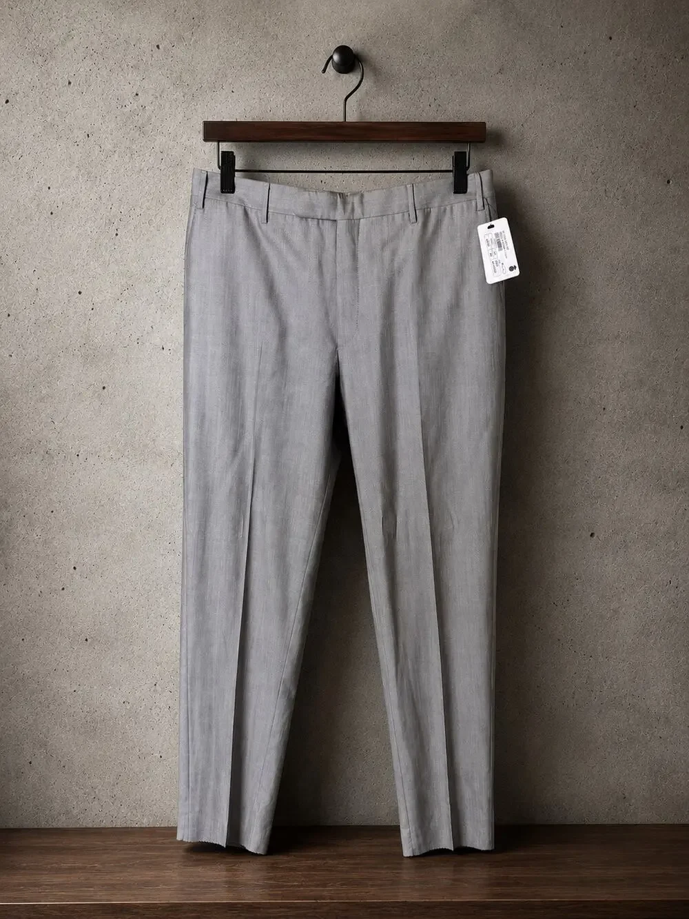 CC Collection Corneliani Gray Virgin Wool Silk Dress Pants Trousers NWT IT 50